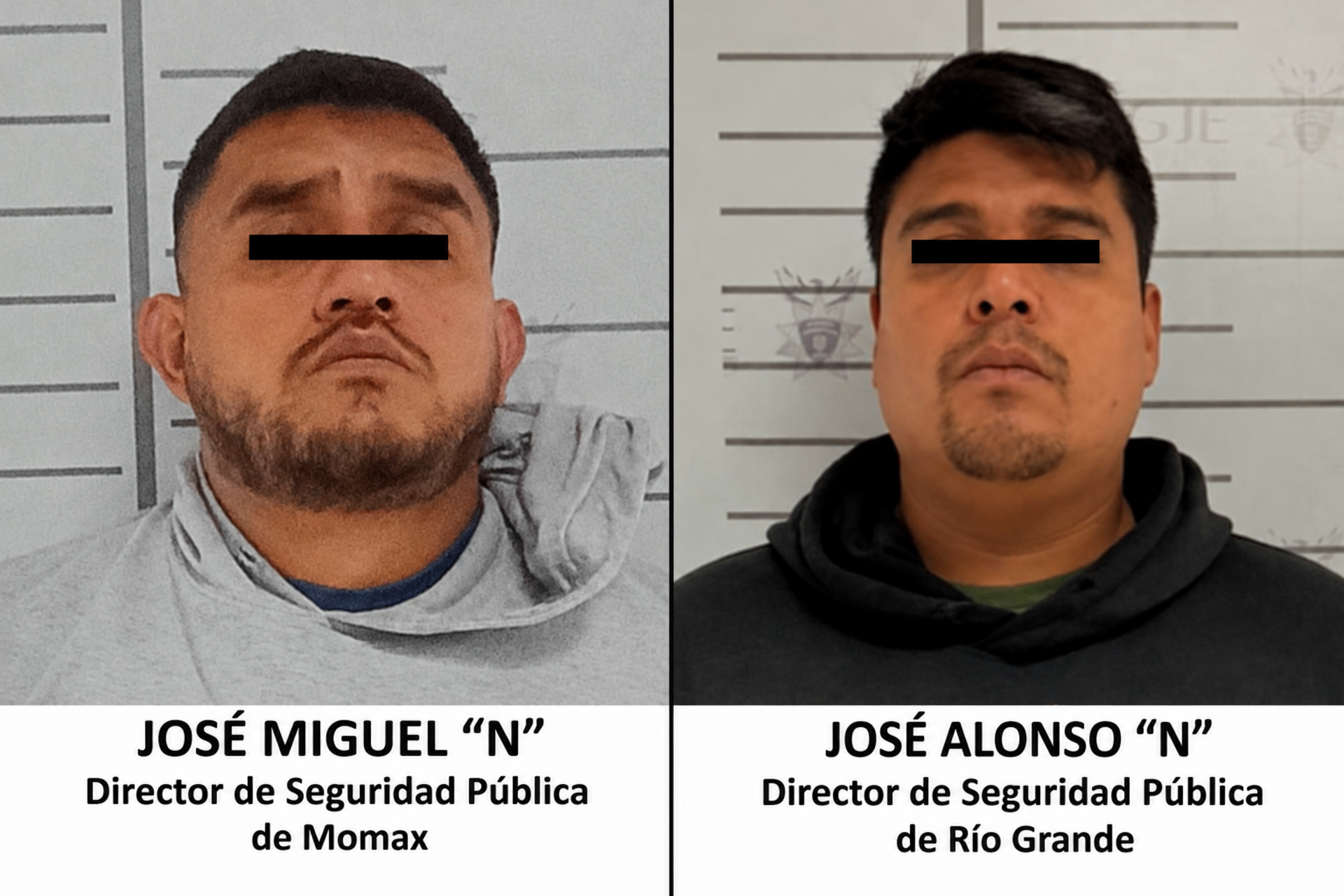Detienen a directores de Seguridad Pública de Momax y Río Grande en Zacatecas, ¿qué hicieron?