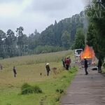 Explosión de camioneta con pirotecnia deja un muerto y seis heridos en Temascaltepec, Edomex