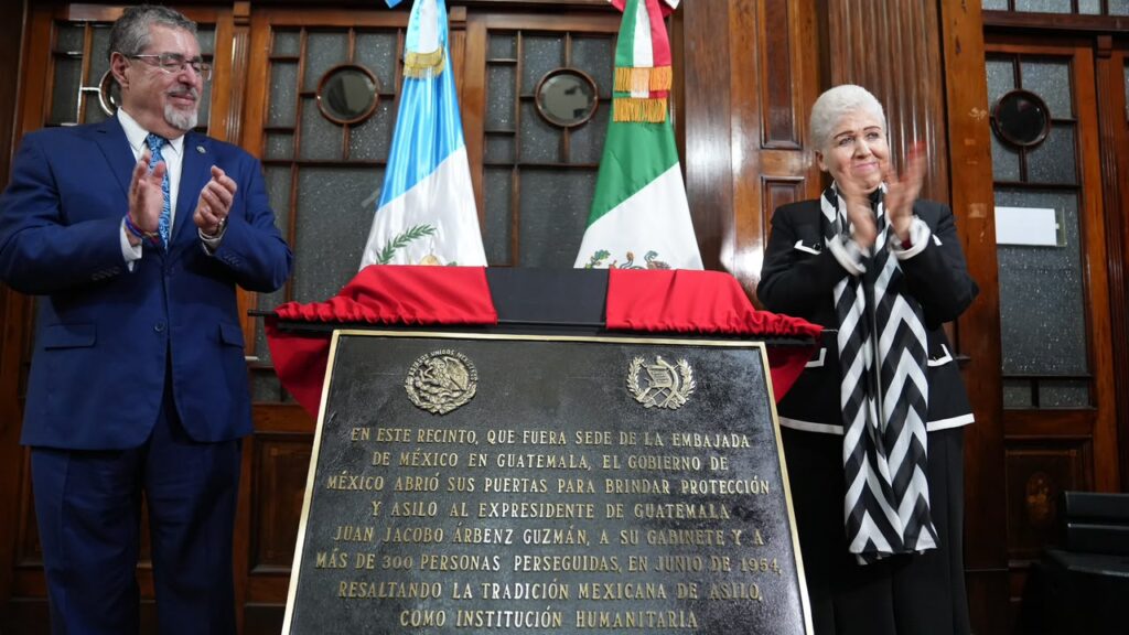 Guatemala agradece a México el asilo otorgado tras el golpe de Estado de 1954