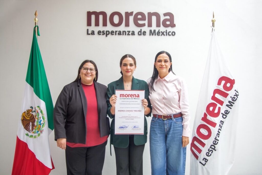 Morena designa a Andrea Chávez como coordinadora en Ciudad Juárez