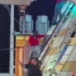 Video: Niño se cuelga de Rueda de la Fortuna en Feria de Torreón; así lo rescataron