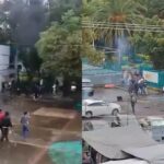 Video: Encapuchados detonan petardos en el Colegio de Bachilleres 6 y hieren a profesor