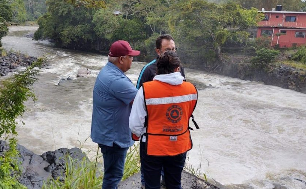 Piden desalojar zonas de riesgo en Veracruz ante desfogue de la presa Canseco