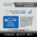 Protección Civil pide extremar precauciones por efectos de Isaías y Simón