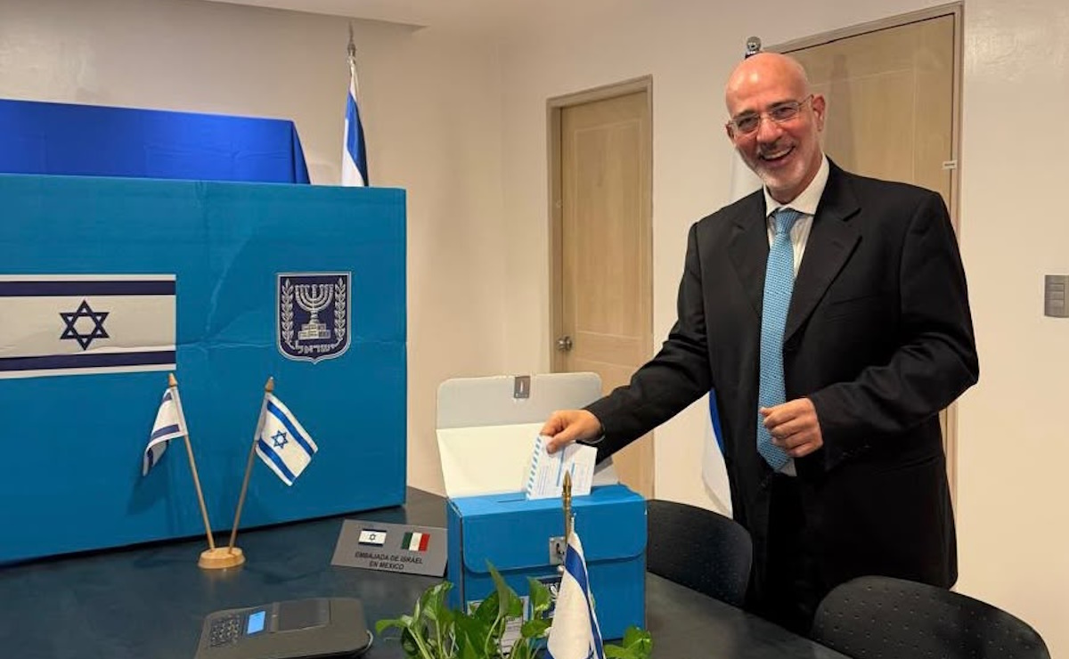 Realizan en la Embajada de Israel en México votación anticipada para elecciones parlamentarias Realizan en la Embajada de Israel en México votación anticipada para elecciones parlamentarias