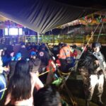 Video: Colapsan gradas en jaripeo de Xochimilco; hay 12 heridos