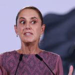 Sheinbaum condena daño a estatua de Felipe Calderón; esto es lo que dijo