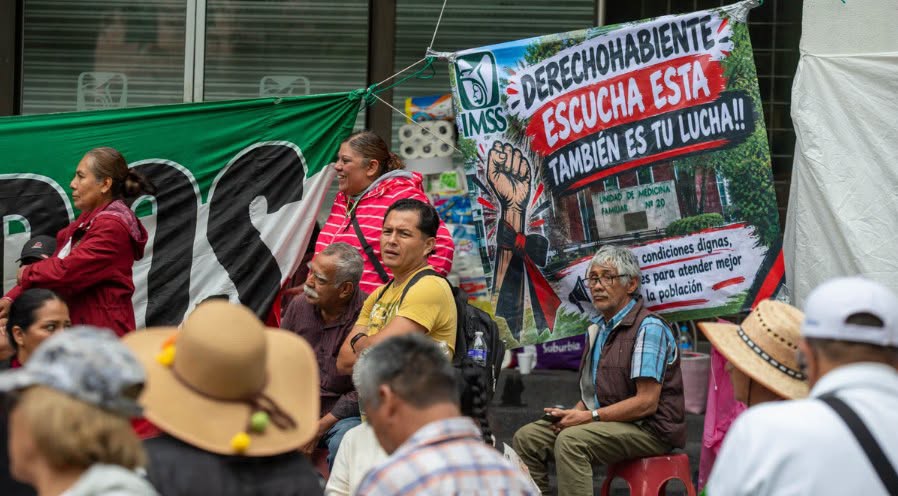 Trabajadores del IMSS convocan a marcha nacional el 14 de octubre